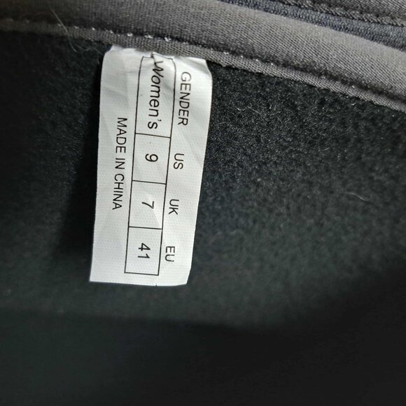 Muck Boots Tremont Wellie Gloss Sz 9 Rubber Neoprene Boots Black Pink Tall Chore - Picture 9 of 15